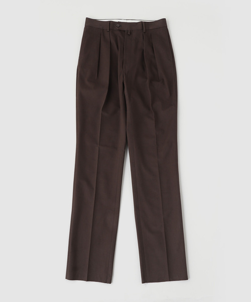 NEAT(ニート)の「NEAT(ニート)French Cotton Drill Standard(スラックス・メンズ・ブラウン/ブラック・44/46/48)」の2枚目の写真