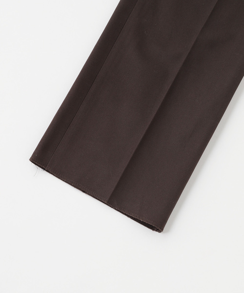 NEAT(ニート)の「NEAT(ニート)French Cotton Drill Standard(スラックス・メンズ・ブラウン/ブラック・44/46/48)」の5枚目の写真