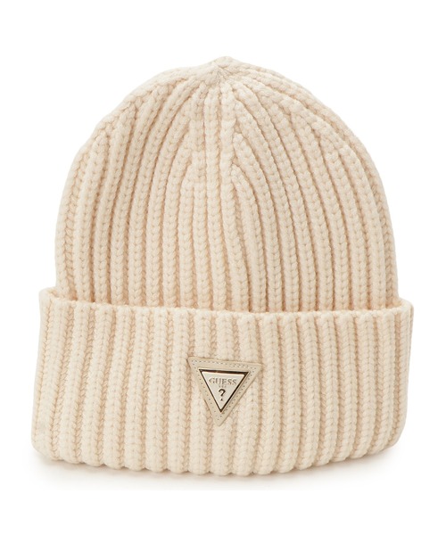 Guess(ゲス)の「NOELLE II Knit Beanie ニットキャップ(ニットキャップ/ビーニー・レディース・ブラック/オフホワイト・MEDIUM)」の2枚目の写真