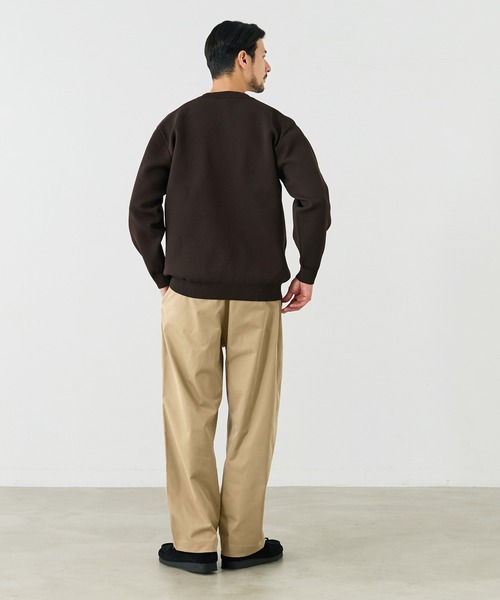 coca(coca)(コカ)の「メンズツイルワイドストレートパンツ(チノパンツ・メンズ・ブラック/ベージュ・M/L/XL)」の7枚目の写真