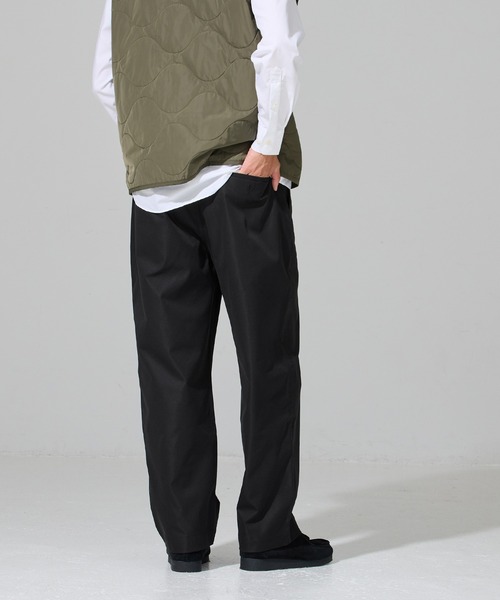 coca(coca)(コカ)の「メンズツイルワイドストレートパンツ(チノパンツ・メンズ・ブラック/ベージュ・M/L/XL)」の12枚目の写真