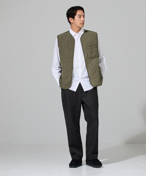 coca(coca)(コカ)の「メンズツイルワイドストレートパンツ(チノパンツ・メンズ・ブラック/ベージュ・M/L/XL)」の15枚目の写真