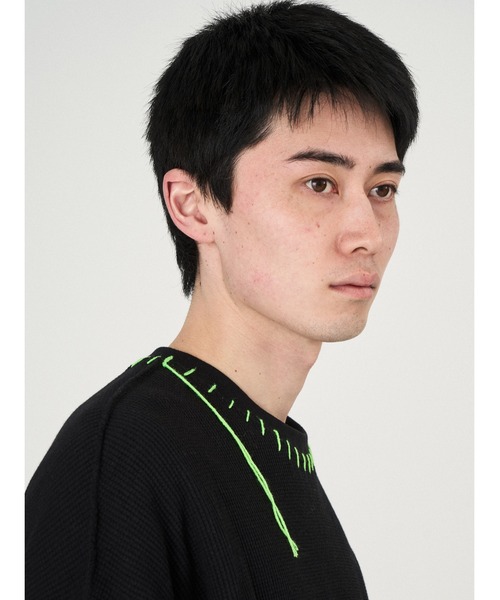 DISCOVERED(ディスカバード)の「WAFFLE BONE PRINT CUTSEWN(Tシャツ/カットソー・メンズ・ホワイト/ブラック・SMALL/LARGE)」の7枚目の写真