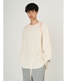 DISCOVERED（ディスカバード）の「WAFFLE BONE PRINT CUTSEWN（Tシャツ/カットソー）」