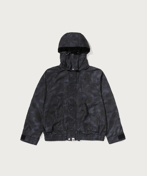 A BATHING APE(アベイシングエイプ)の「COLOR CAMO REFLECTIVE RIPSTOP SHORT SNOWBOARD JACKET(ミリタリージャケット・メンズ・ブラック/ブラウン・LARGE/SMALL/MEDIUM/X-LARGE/XX-LARGE)」の2枚目の写真