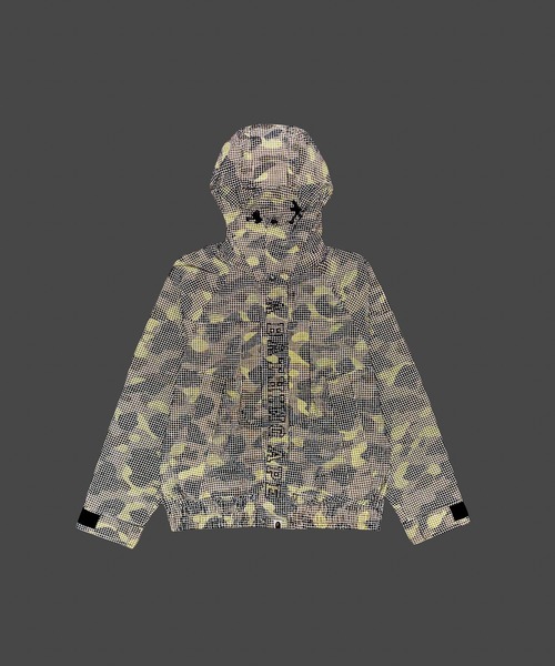 A BATHING APE(アベイシングエイプ)の「COLOR CAMO REFLECTIVE RIPSTOP SHORT SNOWBOARD JACKET(ミリタリージャケット・メンズ・ブラック/ブラウン・LARGE/SMALL/MEDIUM/X-LARGE/XX-LARGE)」の12枚目の写真