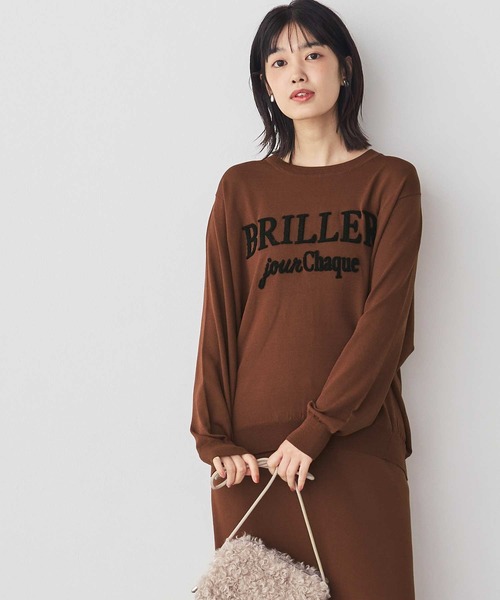 セール】サガラ刺繍ロゴニット（ニット/セーター）｜Gready Brilliant