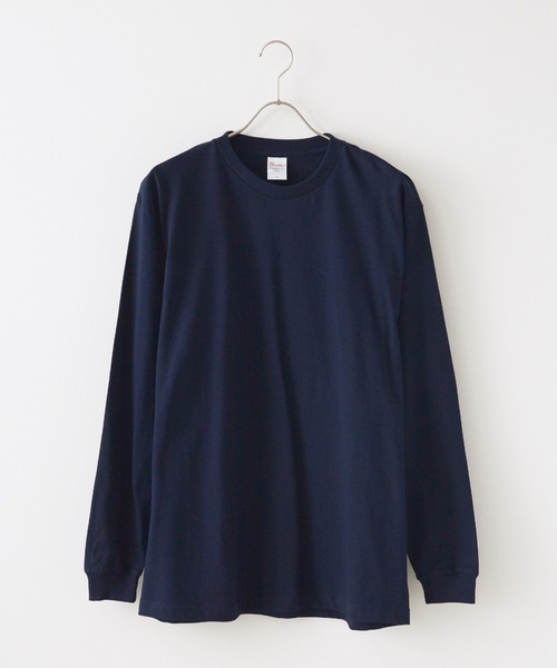 Printstar(プリントスター)の「Heavy Weight Cotton L/S T-shirt(Tシャツ/カットソー・メンズ・ブラック/ネイビー/バーガンディー・XL/L)」の1枚目の写真