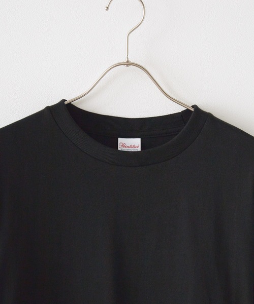 Printstar(プリントスター)の「Heavy Weight Cotton L/S T-shirt(Tシャツ/カットソー・メンズ・ブラック/ネイビー/バーガンディー・XL/L)」の4枚目の写真