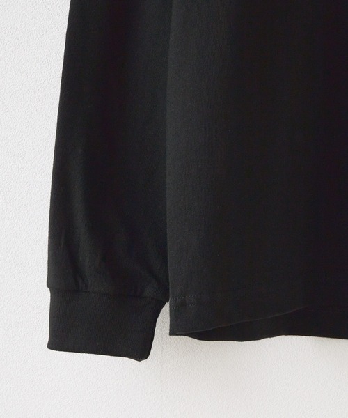 Printstar(プリントスター)の「Heavy Weight Cotton L/S T-shirt(Tシャツ/カットソー・メンズ・ブラック/ネイビー/バーガンディー・XL/L)」の5枚目の写真