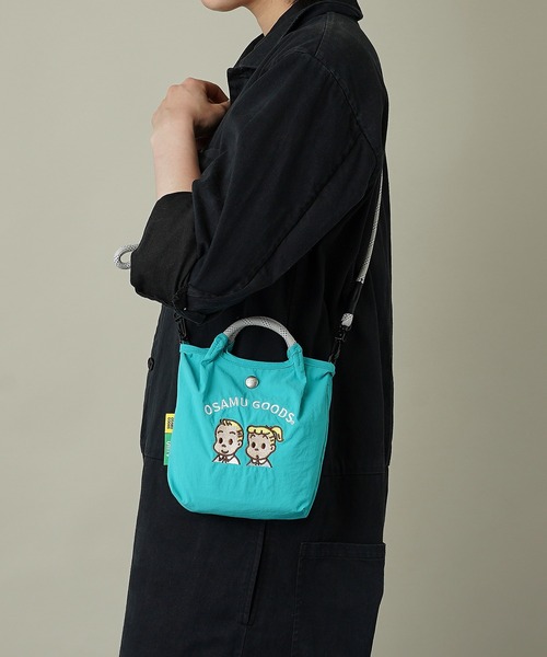 unify(ユニファイ)の「【unify × OSAMU GOODS(オサムグッズ)】軽撥水 ショルダーバッグ スマホ サコッシュ OTNS-03(ショルダーバッグ・レディース・グレー/ネイビー/ブルーグリーン/キャメル/ブルー/アイボリー・ONE SIZE)」の5枚目の写真
