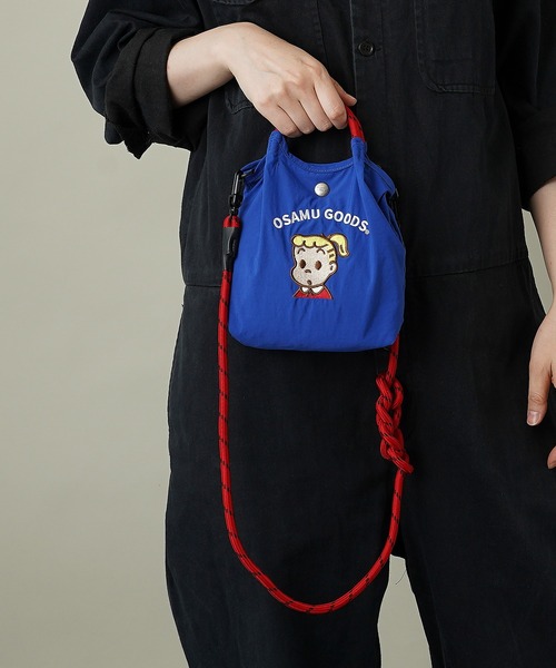 unify(ユニファイ)の「【unify × OSAMU GOODS(オサムグッズ)】軽撥水 ショルダーバッグ スマホ サコッシュ OTNS-03(ショルダーバッグ・レディース・グレー/ネイビー/ブルーグリーン/キャメル/ブルー/アイボリー・ONE SIZE)」の8枚目の写真