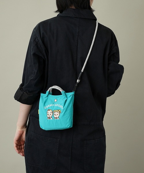 unify(ユニファイ)の「【unify × OSAMU GOODS(オサムグッズ)】軽撥水 ショルダーバッグ スマホ サコッシュ OTNS-03(ショルダーバッグ・レディース・グレー/ネイビー/ブルーグリーン/キャメル/ブルー/アイボリー・ONE SIZE)」の11枚目の写真