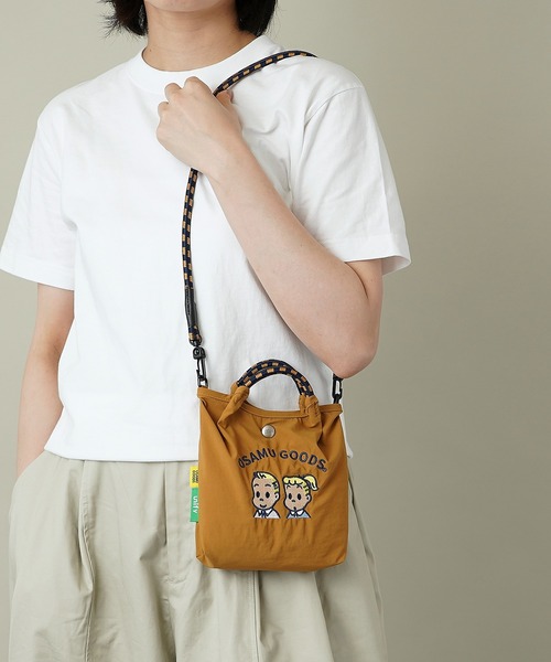 unify(ユニファイ)の「【unify × OSAMU GOODS(オサムグッズ)】軽撥水 ショルダーバッグ スマホ サコッシュ OTNS-03(ショルダーバッグ・レディース・グレー/ネイビー/ブルーグリーン/キャメル/ブルー/アイボリー・ONE SIZE)」の22枚目の写真