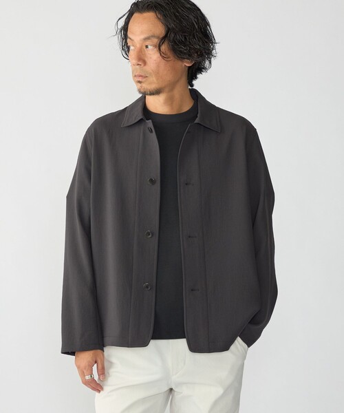 SHIPS(シップス)の「〈UVカット/遮熱〉EAthlation(TM) シャツ アウター(シャツ/ブラウス・メンズ・ネイビー/オリーブ/ダークグレー・SMALL/MEDIUM/LARGE/X-LARGE)」の6枚目の写真