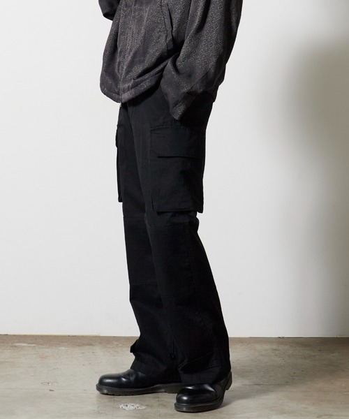 encode（エンコード）の「encode / Improved M-47 cargo trouser / code-001B 秋服 冬服（カーゴパンツ・メンズ・ブラック・M/S）」の11枚目の写真