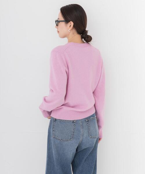 GANNI(ガニー)の「GANNI GRAPHIC SWEATER CRAB(ニット/セーター・レディース・ピンク・SMALL)」の3枚目の写真