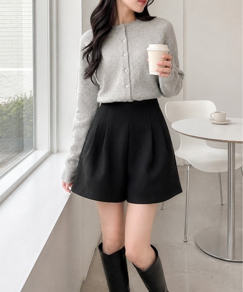 Mku Ekta(ムクエクタ)の「ハイウエストショートパンツ(その他パンツ・レディース・ブラック・L/M/S)」の12枚目の写真