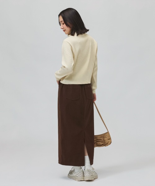 NEW BALANCE(ニューバランス)の「【別注】ニューバランス New Balance ハーフジップリブプルオーバー 限定コラボ(ニット/セーター・レディース・オフホワイト/ブラック・S/M/L/XL)」の10枚目の写真