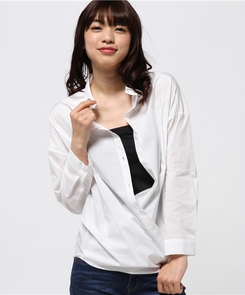 Chez toi（シェトワ）の「タイプライターシャツ（シャツ/ブラウス・レディース・ホワイト・FREE）」の12枚目の写真