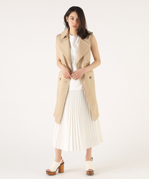 MOUSSY | NO SLEEVE TRENCH COAT(その他アウター)