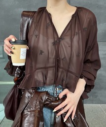 CHRISTINE EMBROIDERY BLOUSE