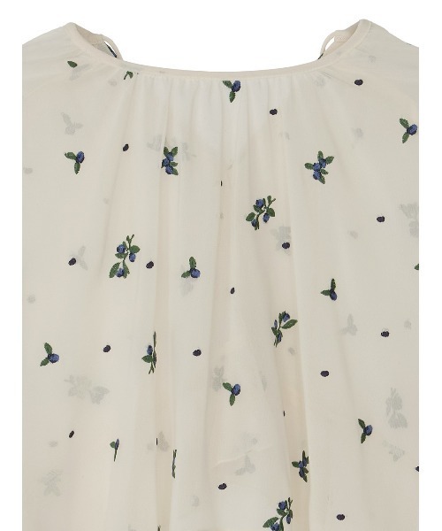 Ameri(アメリ)の「CHRISTINE EMBROIDERY BLOUSE(シャツ/ブラウス・レディース・ブラック/ブラウン/アイボリー・FREE)」の9枚目の写真