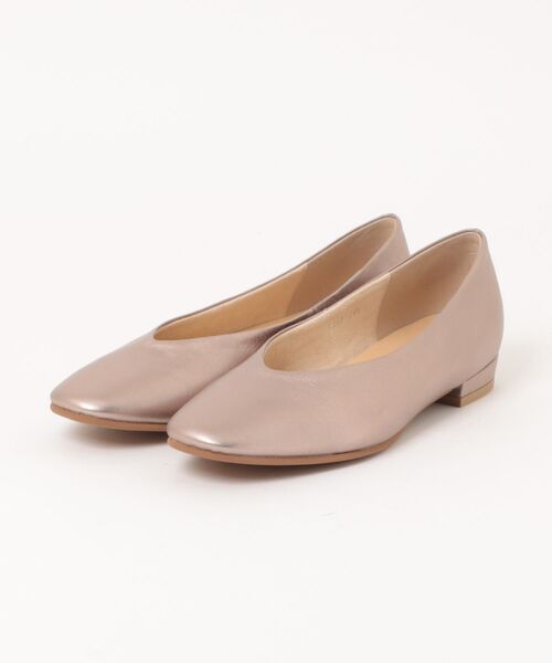tsumori chisato WALK(ツモリチサトウォーク)の「Vカットフラットパンプス(パンプス・レディース・ブラック/シルバー系その他6/ブラウン・24.5cm/24.0cm/23.5cm/23.0cm/22.5cm)」の3枚目の写真