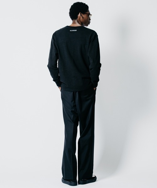 CRIMIE(クライミー)の「HEAVY OZ SLUB C-CHAIN BINDER CREW NECK LONG SLEEVE T SHIRT(Tシャツ/カットソー・メンズ・ブラック/ホワイト・XXL/XL/L/M/S)」の10枚目の写真