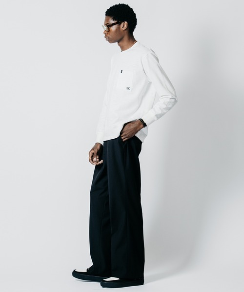 CRIMIE(クライミー)の「HEAVY OZ SLUB C-CHAIN BINDER CREW NECK LONG SLEEVE T SHIRT(Tシャツ/カットソー・メンズ・ブラック/ホワイト・XXL/XL/L/M/S)」の17枚目の写真