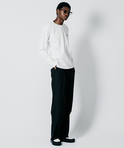 CRIMIE(クライミー)の「HEAVY OZ SLUB C-CHAIN BINDER CREW NECK LONG SLEEVE T SHIRT(Tシャツ/カットソー・メンズ・ブラック/ホワイト・XXL/XL/L/M/S)」の20枚目の写真