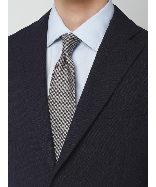 SUIT SQUARE(スーツスクエア)の「最高ジャケット/ウォッシャブル/ストレッチ/ポリエステルメッシュ/織柄/CH28(テーラードジャケット・メンズ・ネイビー/ブラウン/グレー・S/M/L/LL)」の11枚目の写真