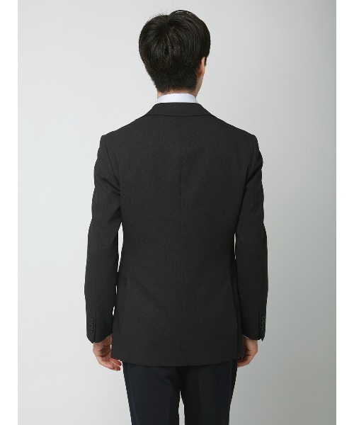 SUIT SQUARE(スーツスクエア)の「最高ジャケット/ウォッシャブル/ストレッチ/ポリエステルメッシュ/織柄/CH28(テーラードジャケット・メンズ・ネイビー/ブラウン/グレー・S/M/L/LL)」の19枚目の写真