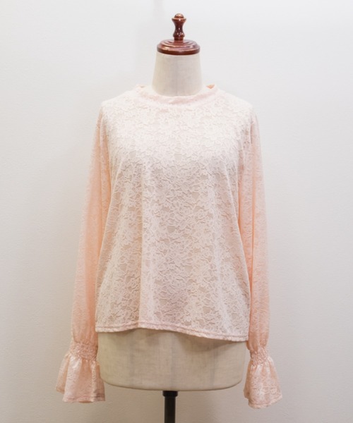 CLETTE（クレット）の「レースプルオーバー（Tシャツ/カットソー・レディース・オフホワイト/ピンク/ブラック・LL/3L/4L）」の21枚目の写真