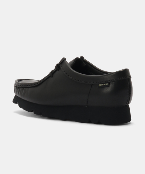 Clarks(クラークス)の「Clarks Wallabee GTX 26181118(モカシン/デッキシューズ・レディース・ブラック・55/50/45/40)」の3枚目の写真