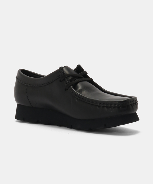 Clarks(クラークス)の「Clarks Wallabee GTX 26181118(モカシン/デッキシューズ・レディース・ブラック・55/50/45/40)」の5枚目の写真