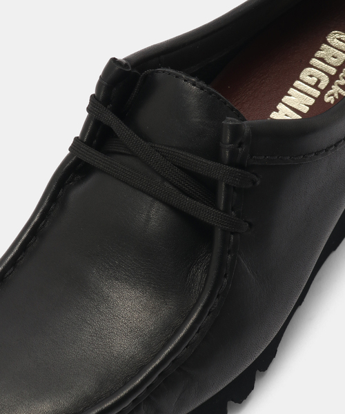 Clarks(クラークス)の「Clarks Wallabee GTX 26181118(モカシン/デッキシューズ・レディース・ブラック・55/50/45/40)」の7枚目の写真