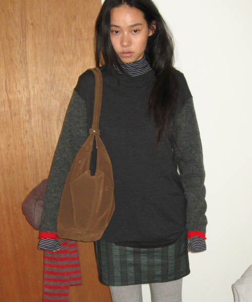 POTE(ポテ)の「0014 3-Way Flow Bag_Khaki Brown(ショルダーバッグ・レディース・その他・FREE)」の4枚目の写真