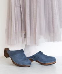 MOHEDA TOFFELN （モヘダトフェール） / レザー サボサンダル EMMA ウッドサンダル