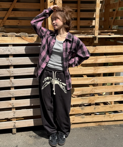 AMOU(アモウ)の「AMOU Core Flannel Shirts PINK(シャツ/ブラウス・レディース・その他・1/2)」の16枚目の写真