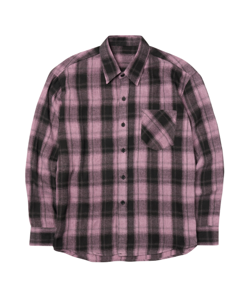 AMOU(アモウ)の「AMOU Core Flannel Shirts PINK(シャツ/ブラウス・レディース・その他・1/2)」の4枚目の写真