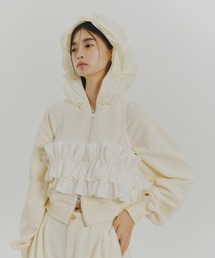 NON TOKYO/ノントーキョー/FRILL MESH SHORT TANK-TOPフリルメッシュショートタンクトップ