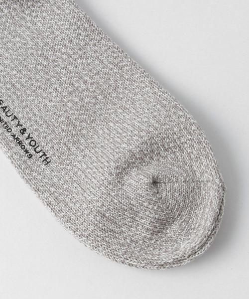 BEAUTY&YOUTH UNITED ARROWS(ビューティーアンドユースユナイテッドアローズ)の「BY 2ライン クォーター ソックス◆(ソックス/靴下・メンズ・ホワイト/ライトグレー/ダークグレー/その他1・フリー)」の7枚目の写真
