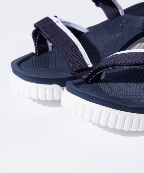 SHAKA（シャカ）の「【InRed6月号掲載】SHAKA×ビーミング by ビームス / 40th別注 CAMPER（サンダル・レディース・オリーブ/ネイビー・6/5）」の8枚目の写真