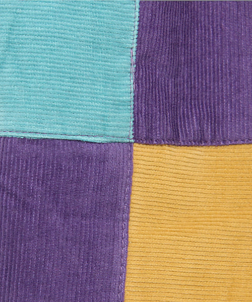 BEAMS BOY（ビームスボーイ）の「BEAMS BOY / ソリッド　クレージーパッチワークスカート（スカート・レディース・ネイビー/パープル・ONE SIZE）」の6枚目の写真