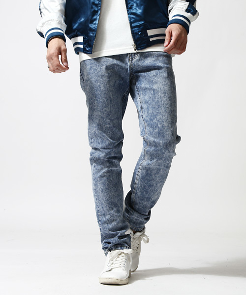 ZIP FIVE（ジップファイブ）の「ZIP FIVE　スーパーストレッチスキニーパンツ（デニムパンツ・メンズ・グレー/サックスブルー/ブラック/クリアブルー/ホワイト/インディゴブルー/ブラック系その他/ブルー系その他/グレー系その他/ケミカルウォッシュ・LARGE/X-LARGE/SMALL/MEDIUM/XX-LARGE/X-SMALL）」の10枚目の写真