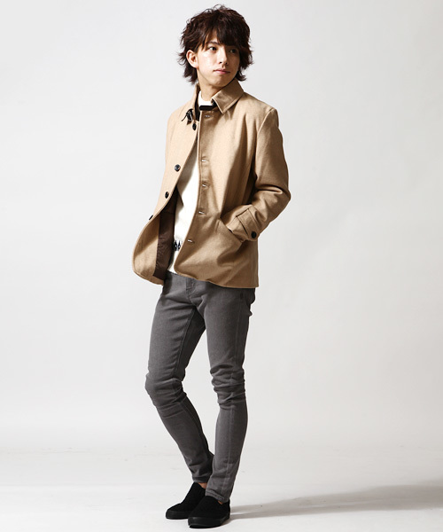 ZIP FIVE（ジップファイブ）の「ZIP FIVE　スーパーストレッチスキニーパンツ（デニムパンツ・メンズ・グレー/サックスブルー/ブラック/クリアブルー/ホワイト/インディゴブルー/ブラック系その他/ブルー系その他/グレー系その他/ケミカルウォッシュ・LARGE/X-LARGE/SMALL/MEDIUM/XX-LARGE/X-SMALL）」の13枚目の写真