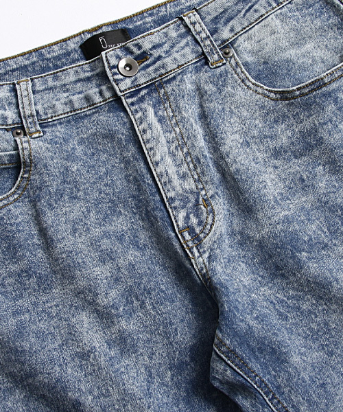 ZIP FIVE（ジップファイブ）の「ZIP FIVE　スーパーストレッチスキニーパンツ（デニムパンツ・メンズ・グレー/サックスブルー/ブラック/クリアブルー/ホワイト/インディゴブルー/ブラック系その他/ブルー系その他/グレー系その他/ケミカルウォッシュ・LARGE/X-LARGE/SMALL/MEDIUM/XX-LARGE/X-SMALL）」の12枚目の写真