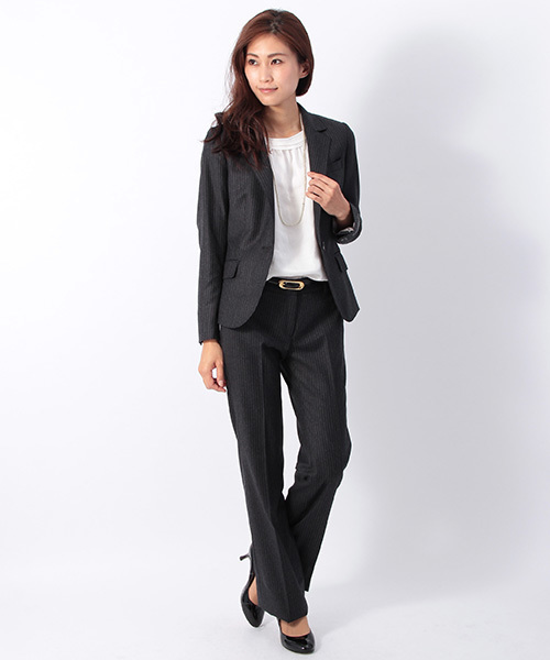 【新品未使用】THE SUIT COMPANY チョークストライプ セットアップ 新品未使用】THE SUIT COMPANY チョークストライプ セットアップ
