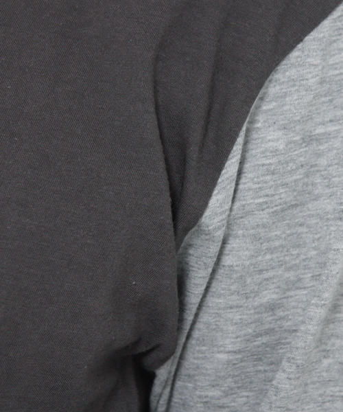 JOURNAL STANDARD J.S HOMESTEAD(ジャーナルスタンダードホームステッド)の「BURKINA FASO HIGH GAGE COTTON BASEBALL Tee(Tシャツ/カットソー・メンズ・チャコールグレー/ライトグレー・MEDIUM/LARGE)」の8枚目の写真